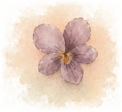 Violet — the week 8 flower