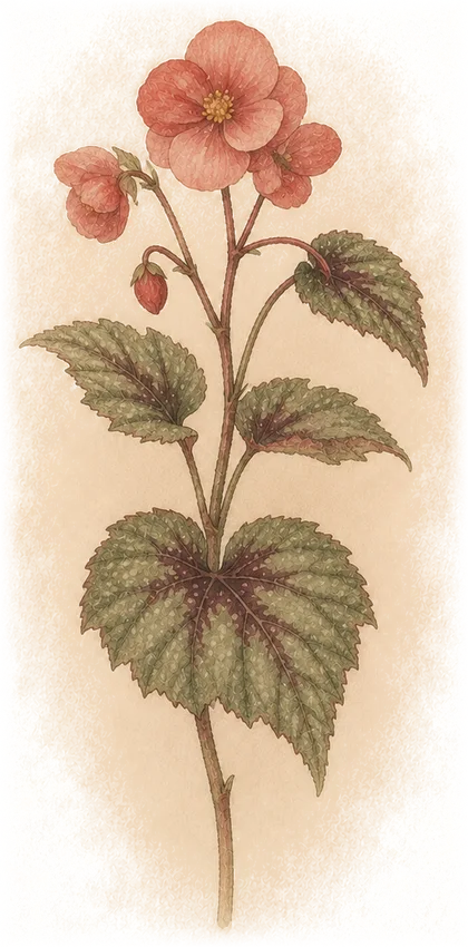 Begonia — the week 25 flower